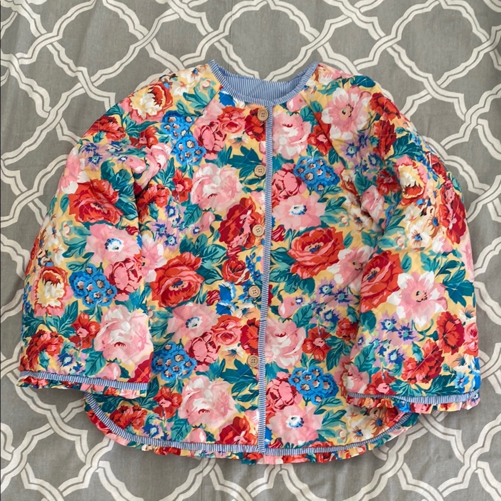 NWT Quilt Style Floral Jacket
